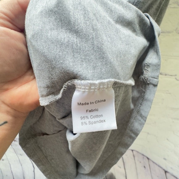 SMALLSHOW Sleeveless Maternity Nursing Tank Top Gray Size MEDIUM (Small Show) - Picture 10 of 12